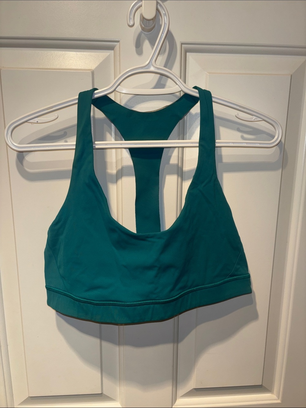 lululemon athletica Break Free Teal T-Back Sports Bra - Picture 1 of 3